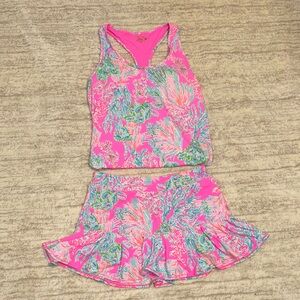 Lilly Pulitzer Pink Luxletic Set
